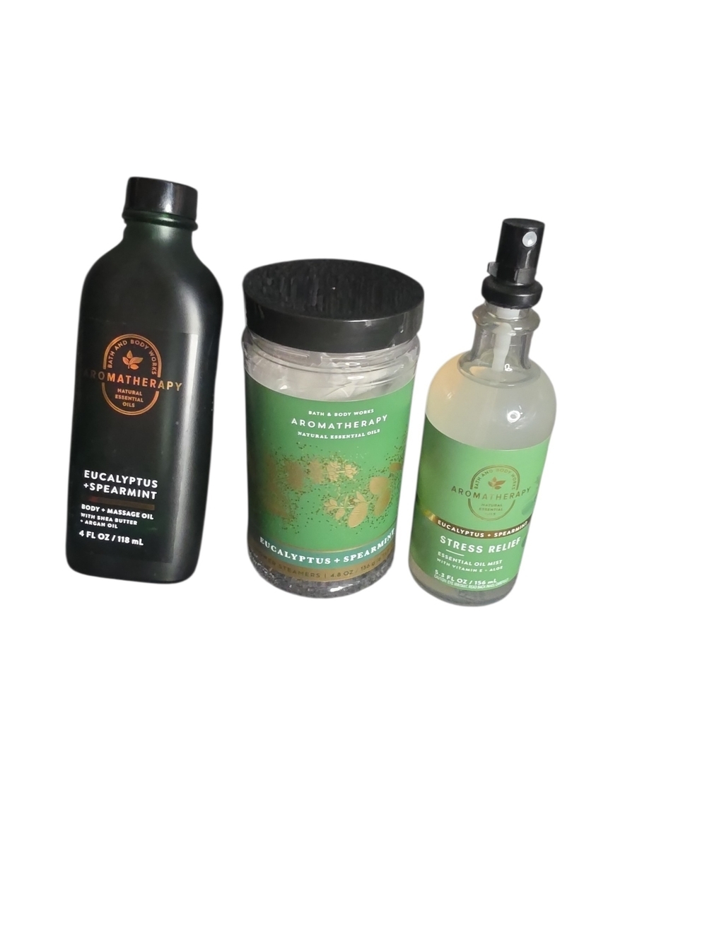 Bath & Body Works Aromatherapy Eucalyptus + Spearmint Bundle Never Used Or Open